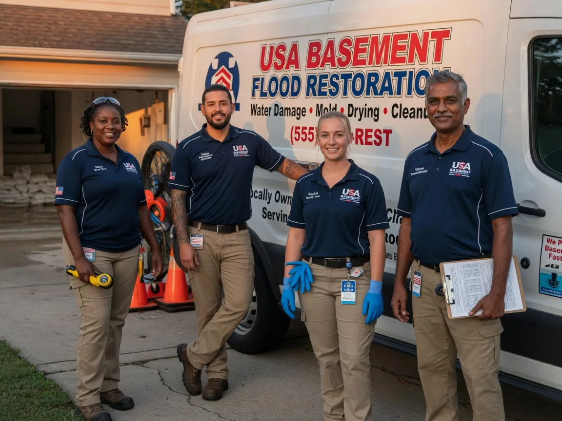 Basement Flood Cleanup company in West Mansfield, OH