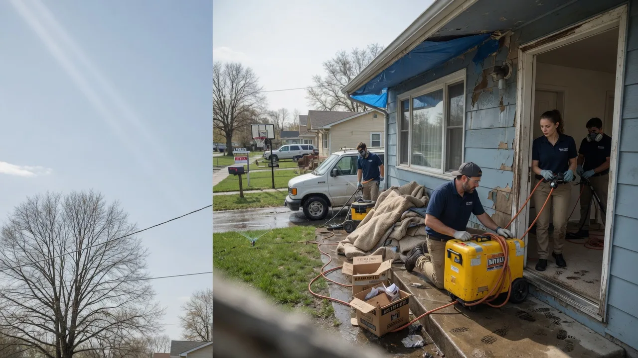 Basement Flood Cleanup in West Mansfield, OH near me